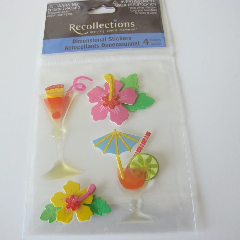 Scrapbooking Sticker Bundle For Paper Crafts Honeymoon Hawaii Vacation NWT